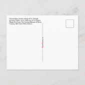 Stained Glass Window Design of St. Gobnait  ポストカード (裏面)