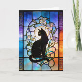 Stained Glass Window W/Cat カード (正面)