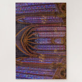 Stained glass windows in Sainte-Chapelle in Paris ジグソーパズル (縦)