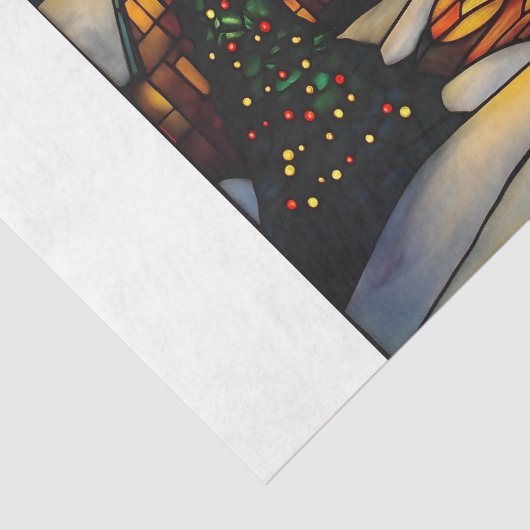 Stained Glass Winter Village 薄葉紙 (詳細)