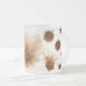 Stained with coffee フロストグラスマグカップ (正面右)
