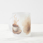 Stained with coffee フロストグラスマグカップ (正面左)