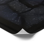 StainedGlassButterFly ポスター (角)