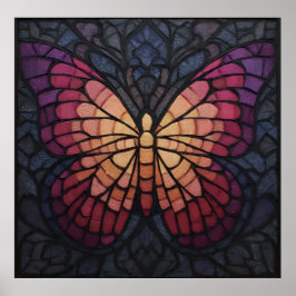 StainedGlassButterFly ポスター