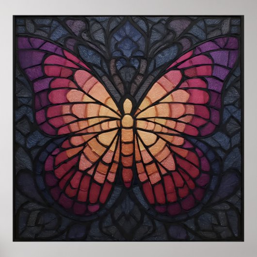 StainedGlassButterFly ポスター (正面)