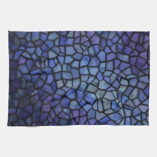 StainedGlassMosaic  キッチンタオル (横)