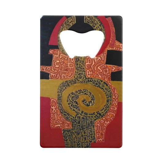 Stainless Steel Bottle Opener クレジットカード栓抜き (正面)