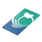 Stainless Steel Bottle Opener flag of Ottawa クレジットカード栓抜き (裏面アングル)