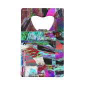 Stainless Steel Bottle Opener – Neon Pulse クレジットカード栓抜き (裏面)