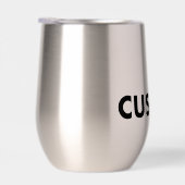 Stainless Steel Thermal Custom Wine Tumbler Blank (右面)