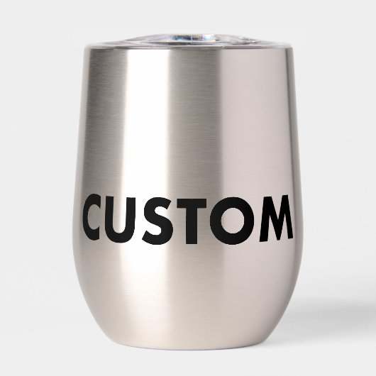 Stainless Steel Thermal Custom Wine Tumbler Blank (正面)