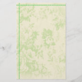 staionary花柄 便箋 (正面)