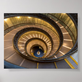 Staircases in Vatican Museum  ポスター