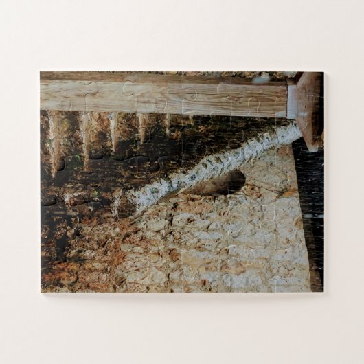 Stairway Worn by Time and Precision ジグソーパズル (横)