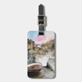Staites, North Yorkshire, England Water color ラゲッジタグ (正面縦)