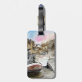 Staites, North Yorkshire, England Water color ラゲッジタグ (裏面縦)