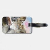 Staites, North Yorkshire, England Water color ラゲッジタグ (裏面横)