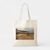 Staithes Harbour Beach and Village Front トートバッグ (裏面)