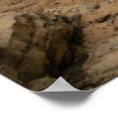 Staithes Harbour Beach and Village Front ポスター (角)