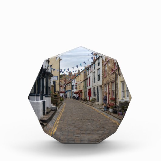Staithes High Street Cobbled Road フォトブロック (正面)