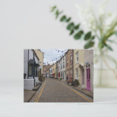 Staithes High Street Cobbled Road ポストカード (スタンド正面)