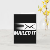 Stal Worker Art For Men Women Stman St Office Mail カード (黄色い花)