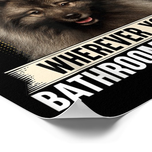 Stalker I Will Follow You Keeshond Lovers ポスター (角)