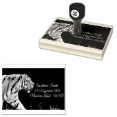 Stalking Tigerプロフィール ラバースタンプ (押印)