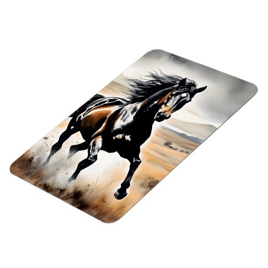 Stallion in Full Stride マグネット (左側)