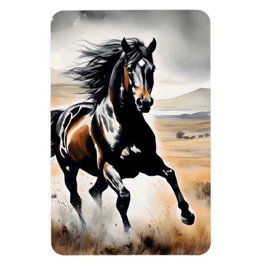 Stallion in Full Stride マグネット (縦)
