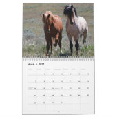 "Stallions" MustangWild 2026 Calendar カレンダー (3月 2027)