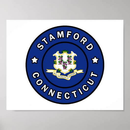 Stamford Connecticut ポスター (正面)