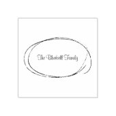 Stamp (5 cm x 5 cm) - Family Name ラバースタンプ (インプリント)