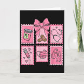 Stamp Bow Pharmacy Pill Cpht Pharmacist Technician カード (正面)