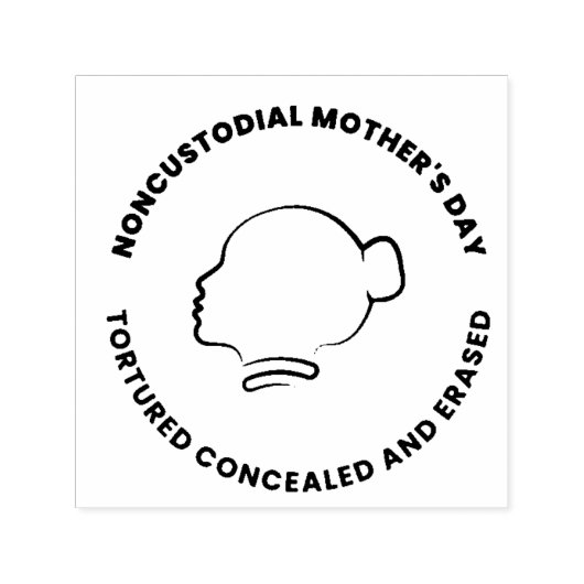 Stamp For Noncustodial Mothers セルフインキングスタンプ (デザイン)