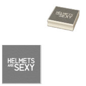 Stamp: Helmets Are Sexy ラバースタンプ (押印)