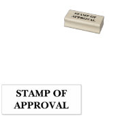 STAMP OF APPROVAL Wood Art Stamp ラバースタンプ (押印)