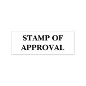 STAMP OF APPROVAL Wood Art Stamp ラバースタンプ (インプリント)