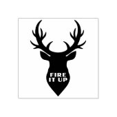 STAMP - Stag + Fire It Up Art stamp ラバースタンプ (インプリント)
