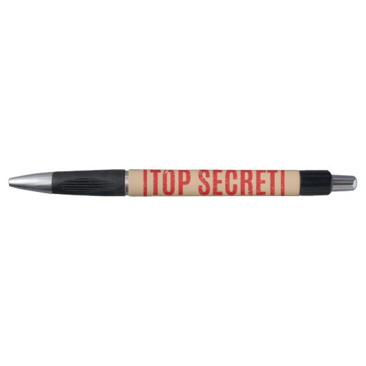 Stamped Top Secret Pen ボールペン (正面)