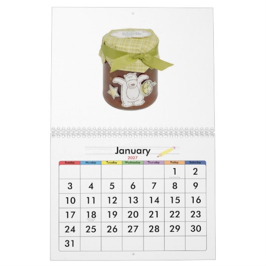 Stampin! カレンダー (1月 2027)