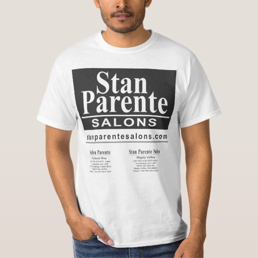 Stan Parenteのサロン Tシャツ (正面)