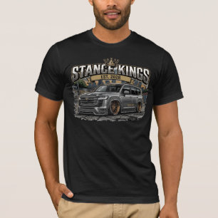 Stance Kings Slammed 高級SUVカルチャーグラフィック Tシャツ