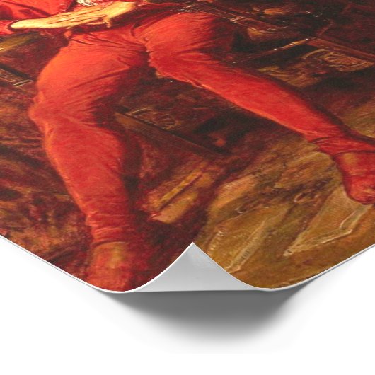 Stanczyk By Jan Matejko Restored High Res Version ポスター (角)