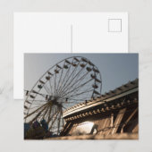 STAND AM HAAGER HERBSTFEST MIT RIESENRAD ポストカード (正面/裏面)