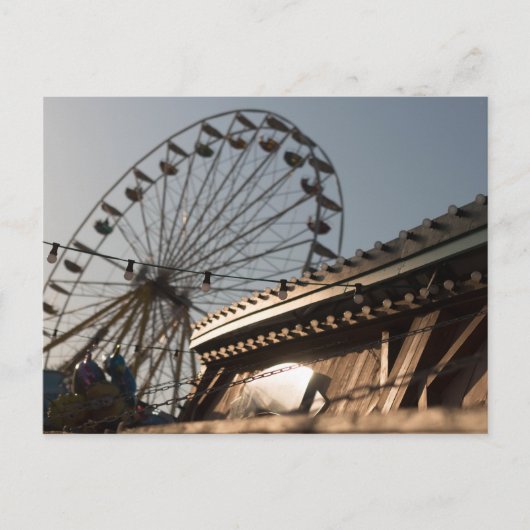 STAND AM HAAGER HERBSTFEST MIT RIESENRAD ポストカード (正面)
