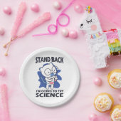 Stand Back – 愛らしい猫科学者による実験 ペーパープレート (パーティー)