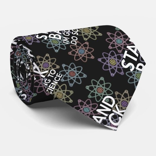STAND BACK I'M GOING TO DO SCIENCE ネクタイ (ロール)