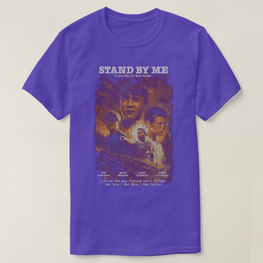 Stand By Me 動揺して 80sカルトクラシック2 Tシャツ (デザイン正面)