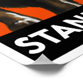 Stand Firm Lion --第2次世界大戦プロパガンダ ポスター (角)